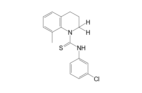 3'-chloro-3,4-dihydro-8-methylthio-1(2H)-quinolinecarboxanilide