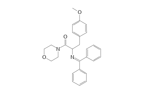 3-(4-Methoxyphenyl)-2-((diphenylmethylene)amino)-1-morpholinopropan-1-one