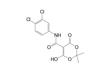 3,4'-dichloro-2,2-dimethyl-6-hydroxy-4-oxo-m-dioxin-5-carboxanilide