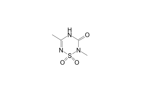 2,5-dimethyl-2H-1,2,4,6-thiatriazin-3(4H)-one, 1,1-dioxide