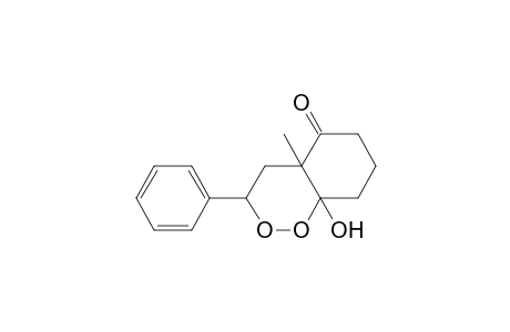 1-Hydroxy-6-methyl-7-oxo-4-phenyl-2,3-dioxabicyclo[4.4.0]decane
