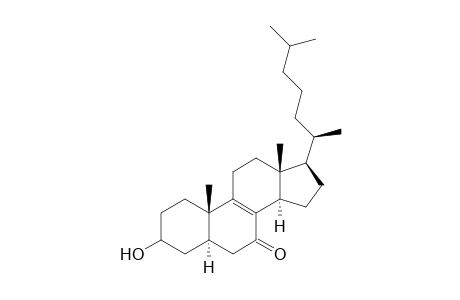 (5R,10S,13R,14R,17R)-10,13-dimethyl-17-[(2R)-6-methylheptan-2-yl]-3-oxidanyl-1,2,3,4,5,6,11,12,14,15,16,17-dodecahydrocyclopenta[a]phenanthren-7-one