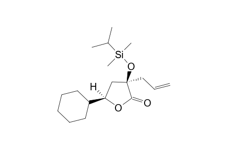 (3R*,5R*)-5-Cyclohexy-3-[(dimethyl)isopropylsilyl]oxy]-3-(prop-2-enyl)-4,5-dihydro]furan-2(3H)-one