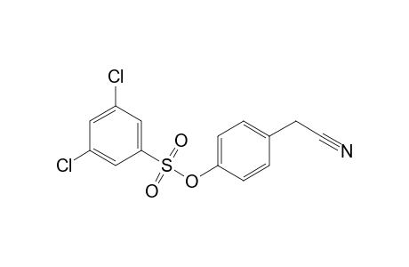 (p-hydroxyphenyl)acetonitrile, 3,5-dichlorobenzenesulfonate (ester)