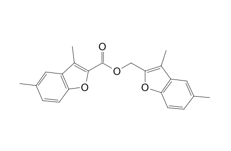 3,5-dimethyl-2-benzofurancarboxlic acid, (3,5-dimethyl-2-benzofuranyl)methyl ester