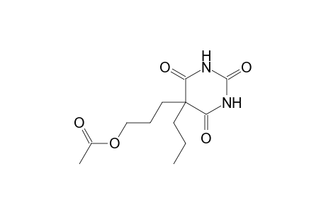 3-(2,4,6-Trioxo-5-propylhexahydro-5-pyrimidinyl)propyl acetate
