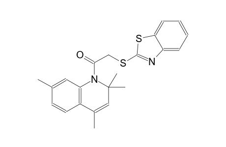 quinoline, 1-[(2-benzothiazolylthio)acetyl]-1,2-dihydro-2,2,4,7-tetramethyl-