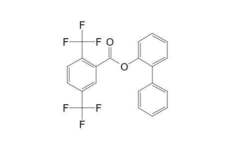 2,5-di(Trifluoromethyl)benzoic acid, 2-biphenyl ester