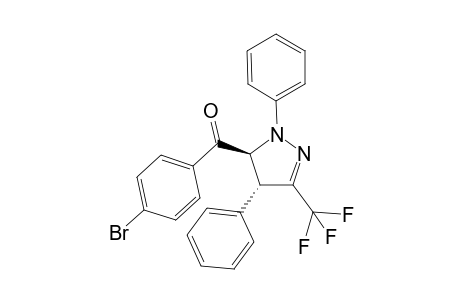 (4-Bromo-phenyl)-((3S,4R)-2,4-diphenyl-5-trifluoromethyl-3,4-dihydro-2H-pyrazol-3-yl)-methanone