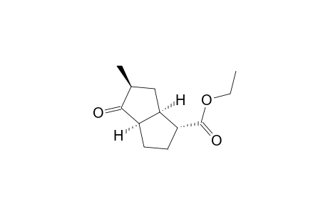 (1R*,2R*,5R*,7S*)-2-Carbethoxy-7-methyl-6-oxobicyclo[3.3.0]octane