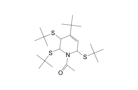 1-ACETYL-4-TERT.-BUTYL-2,3,6-TRI-TERT.-BUTYL-THIO-1,2,3,6-TETRAHYDRO-PYRIDINE;(ROTAMER-#1)