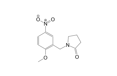 1-(2-methoxy-5-nitrobenzyl)-2-pyrrolidinone