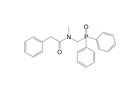 N-(diphenylphosphorylmethyl)-N-methyl-2-phenyl-ethanamide