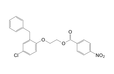 2-(4-chloro-alpha-phenyl-o-tolyloxy)ethanol p-nitrobenzoate