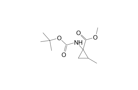 N-(tetr-Butyloxycarbonyl)-1-amino-(Z)-2-methylcyclopropanecarboxylic Acid Methyl Ester