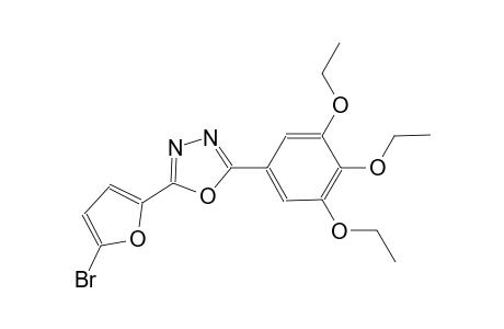 2-(5-bromo-2-furyl)-5-(3,4,5-triethoxyphenyl)-1,3,4-oxadiazole