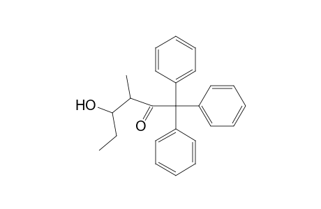 4-Hydroxy-3-methyl-1,1,1-triphenyl-2-hexanone