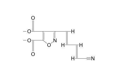 3-(4-CYANO-trans-,trans-1,3-BUTADIENYL)-4,5-ISOXAZOLEDICARBOXYLICACID, DIMETHYL ESTER