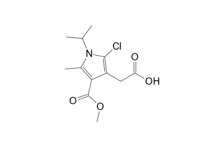 2-[2-Chloro-1-isopropyl-4-(methoxycarbonyl)-5-methyl-1H-pyrrol-3-yl]acetic acid