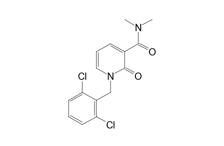 1-(2,6-DICHLOROBENZYL)-1,2-DIHYDRO-N,N-DIMETHYL-2-OXONICOTINAMIDE