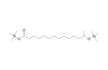 13-Hydroxytetradecanoic acid, di-TMS