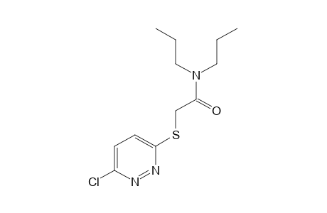 2-[(6-chloro-3-pyridazinyl)thio]-N,N-dipropylacetamide