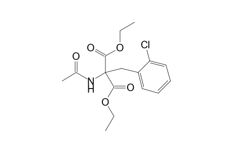 Diethyl .alpha.-acetamodo-.alpha.-(2-chlorobenzyl)malonate