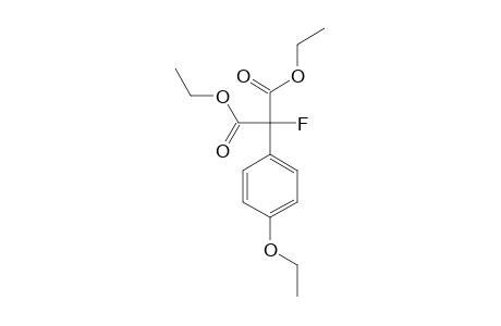 (p-ethoxyphenyl)fluoromalonic acid, diethyl ester