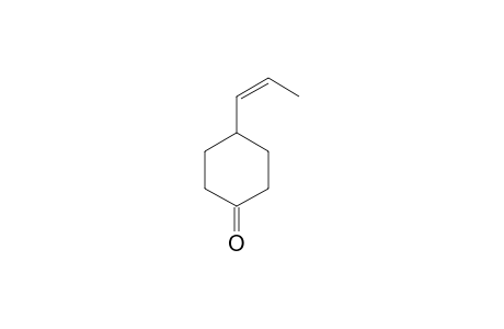 (Z)-4-[Prop-1-en-1-yl]cyclohexanone