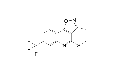 3-Methyl-4-methylsulfanyl-7-trifluoromethylisoxazolo[4,5-c]quinoline