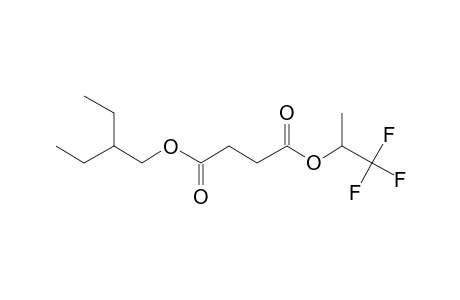 Succinic acid, 1,1,1-trifluoroprop-2-yl 2-ethylbutyl ester