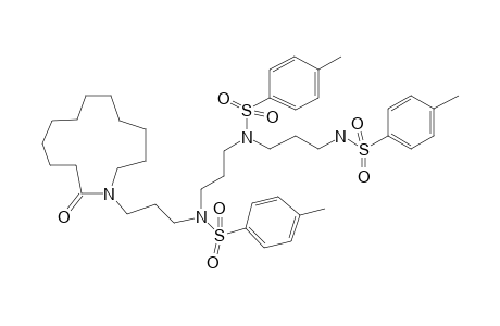 Benzenesulfonamide, 4-methyl-N-[3-[[(4-methylphenyl)sulfonyl]amino]propyl]-N-[3-[[(4-methylphenyl)sulfonyl][3-(2-oxoazacyclotridec-1-yl)propyl]amino]propyl]-