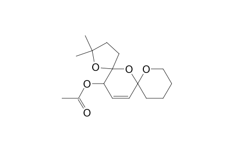 15-Acetoxy-2,2-dimethyl-1,6,8-trioxadispiro[4.1.5.3]pentadec-13-ene