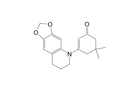 2,3-Dihydro-6,7-methylenedioxy-1-(5,5-dimethyl-3-oxocyclohex-1-en-1-yl)-quinoline