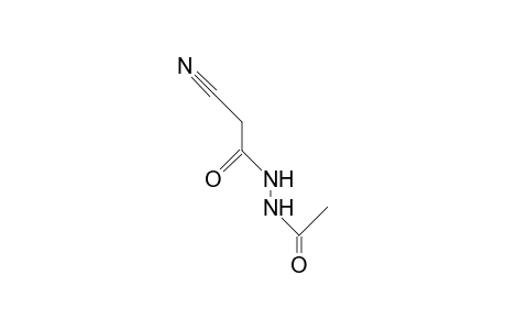 1-acetyl-2-(cyanoacetyl)hydrazine