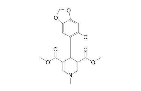 Dimethyl 4-(6-chloro-1,3-benzodioxol-5-yl)-1-methyl-1,4-dihydro-3,5-pyridinedicarboxylate