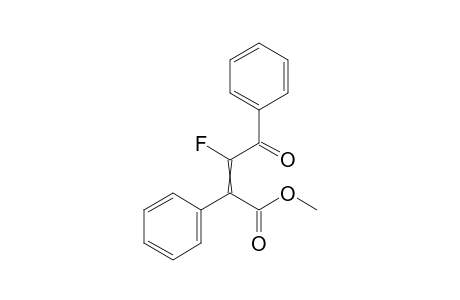 methyl 3-fluoro-4-oxo-2,4-diphenyl-but-2-enoate