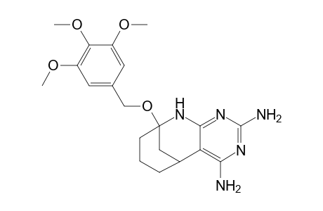 2,4-Diamino-9-(3',4',5'-trimethoxybenzyloxy)-5,6,7,8,9,10-hexahydro-5,9-methanopyrimido[4,5-b]azocine