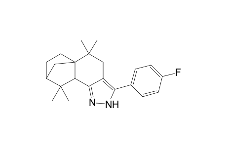 5-(4-fluorophenyl)-2,2,10,10-tetramethyl-6,7-diazatetracyclo[9.2.1.0(1,9).0(4,8)]tetradeca-4,7-diene