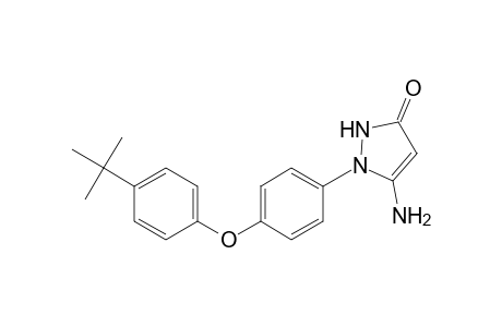 3H-pyrazol-3-one, 5-amino-1-[4-[4-(1,1-dimethylethyl)phenoxy]phenyl]-1,2-dihydro-