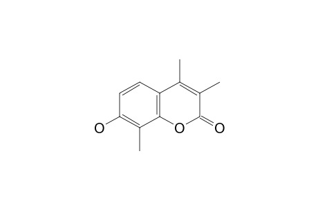 7-Hydroxy-3,4,8-trimethylcoumarin