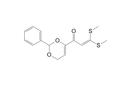 Dimethyl 4,6-O-benzylidene-4,6-dihydroxy-3-oxo-1,4-hexadienal - dithioacetal