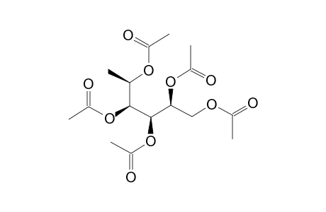 1,2,3,4,5-Penta-O-acetyl-6-deoxy-galactitol