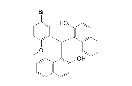 1,1'-(5-bromo-2-methoxybenzylidene)di-2-naphthol