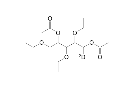 2,3,5-Tri-0-Ethylpentitol 1,4-diacetate (1-D)