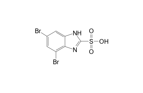 4,6-Bis(bromanyl)-1H-benzimidazole-2-sulfonic acid