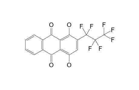 1,4-Dihydroxy-2-(perfluoropropyl)anthraquinone