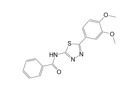 N-[5-(3,4-dimethoxyphenyl)-1,3,4-thiadiazol-2-yl]benzamide