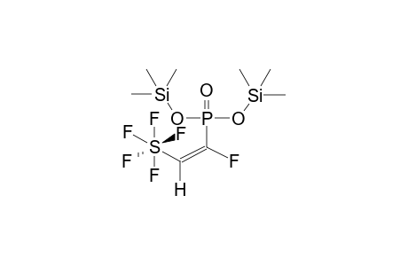 DI(TRIMETHYLSILYL) (Z)-1-FLUORO-2-(PENTAFLUORO-LAMBDA6-SULPHANYL)ETHENYLPHOSPHONATE