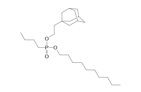 Butylphosphonic acid, 2-(1-adamantyl)ethyl decyl ester